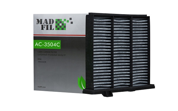 Фильтр салонный Madfil AC3504C угольный