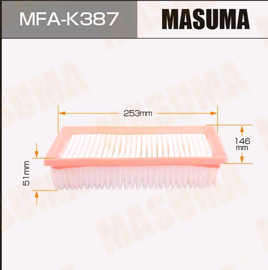 Фильтр воздушный MASUMA MFAK387