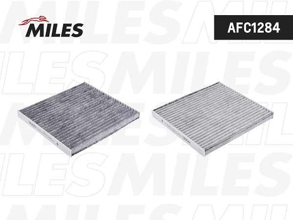 Фильтр салонный MILES AFC1284 угольный