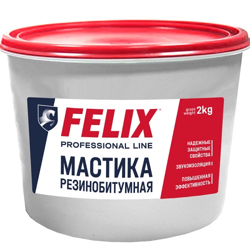 FELIX Мастика Антикоррозийная резино-битумная 2кг