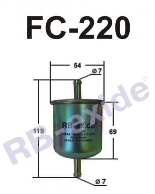 Фильтр топливный RB FC220
