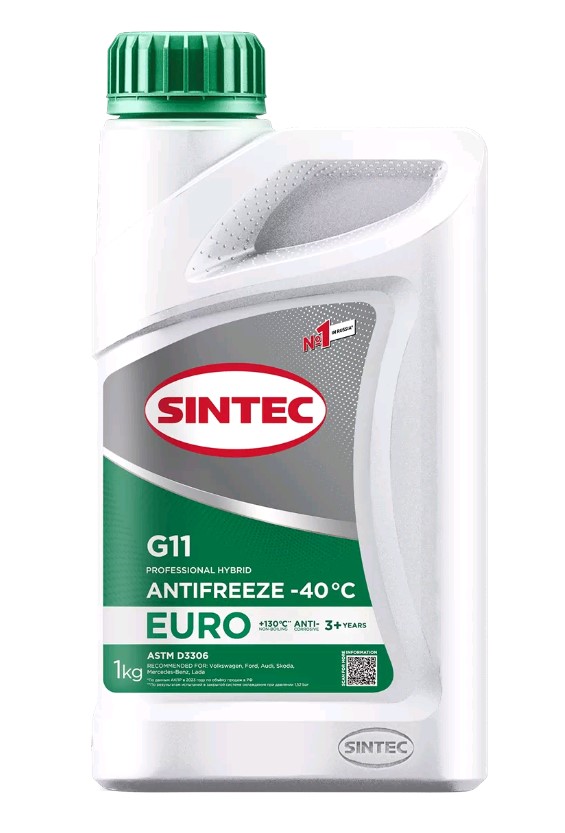 SINTEC Антифриз зелёный -40 EURO G11   1л