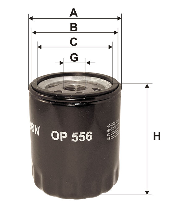 Фильтр масляный FILTRON OP556