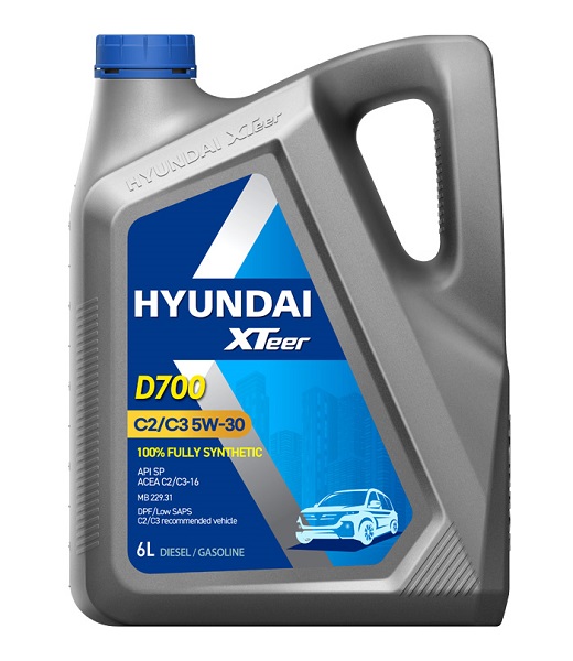 Моторное масло HYUNDAI XTEER Diesel Ultra (D700) 5w-30 C2/C3 6л