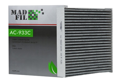 Фильтр салонный Madfil AC933C угольный _