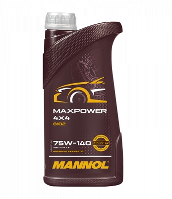 Масло трансмиссионное  MANNOL Maxpower 4x4 75w-140 1л