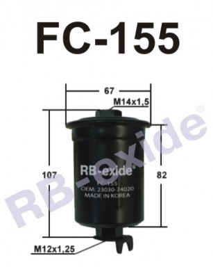 Фильтр топливный RB FC155