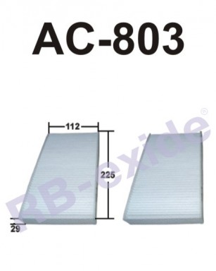 Фильтр салонный RB AC803