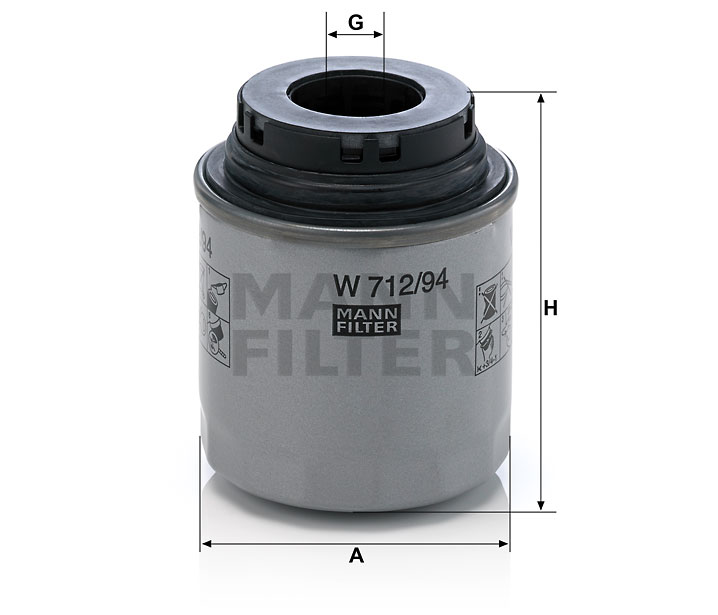 Фильтр масляный MANN W71294
