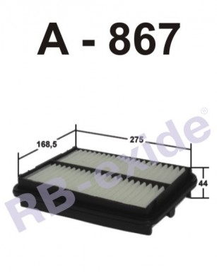 Фильтр воздушный RB A867 _