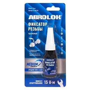 ABROLOK TL010BL Фиксатор резьбы синий (удаляемый) 10мл