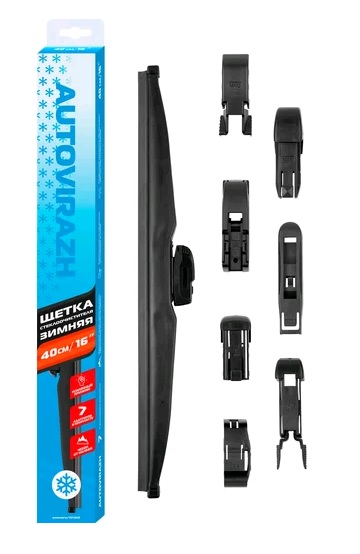 Щетка стеклоочистителя AUTOVIRAZH WINTER 16"/400мм зимняя