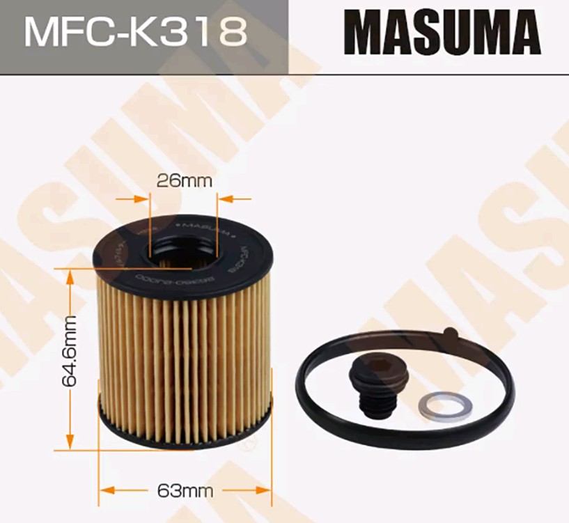 Фильтр масляный MASUMA MFCK318