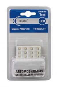 XENITE Лампа светодиодная  PANEL1203  12V (25*50мм)