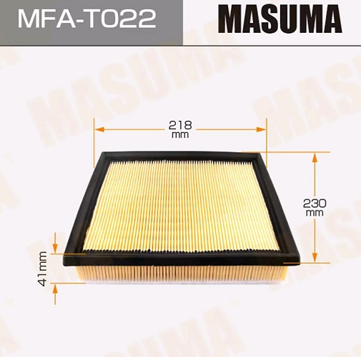 Фильтр воздушный MASUMA MFAT022