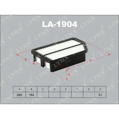 Фильтр воздушный LYNX LA1904
