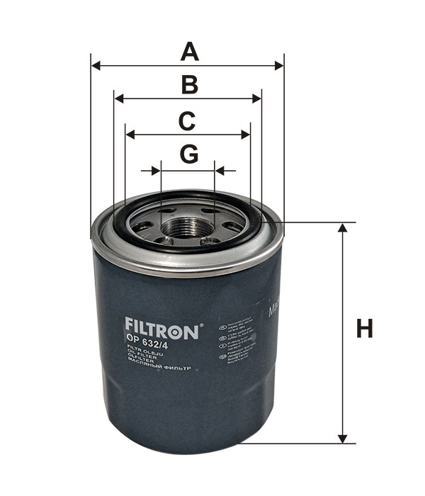 Фильтр масляный FILTRON OP6324