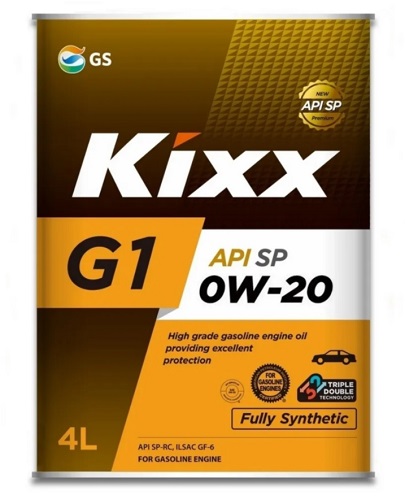Моторное масло KIXX G1/GX7 SP/SQ 0w-20 4л