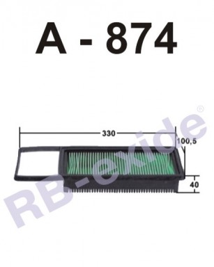 Фильтр воздушный RB A874