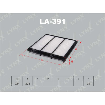 Фильтр воздушный LYNX LA391 _