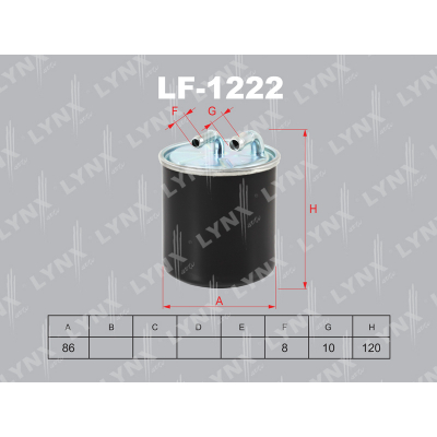 Фильтр топливный LYNX LF1222