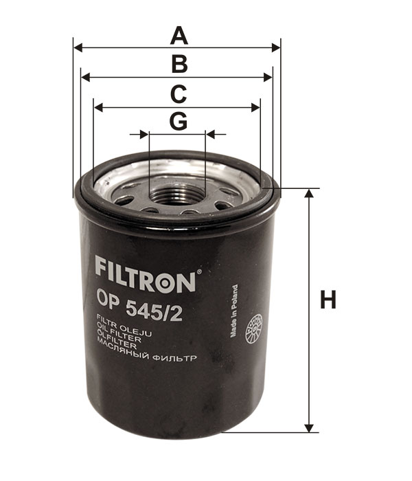Фильтр масляный FILTRON OP5452