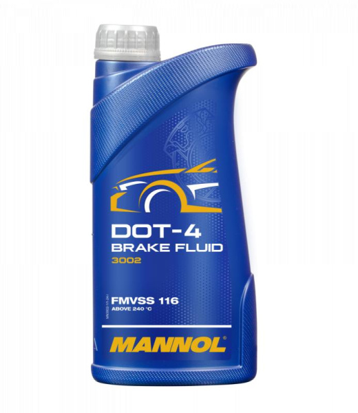 Тормозная жидкость MANNOL DOT-4 0,5л
