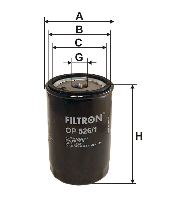 Фильтр масляный FILTRON OP5261