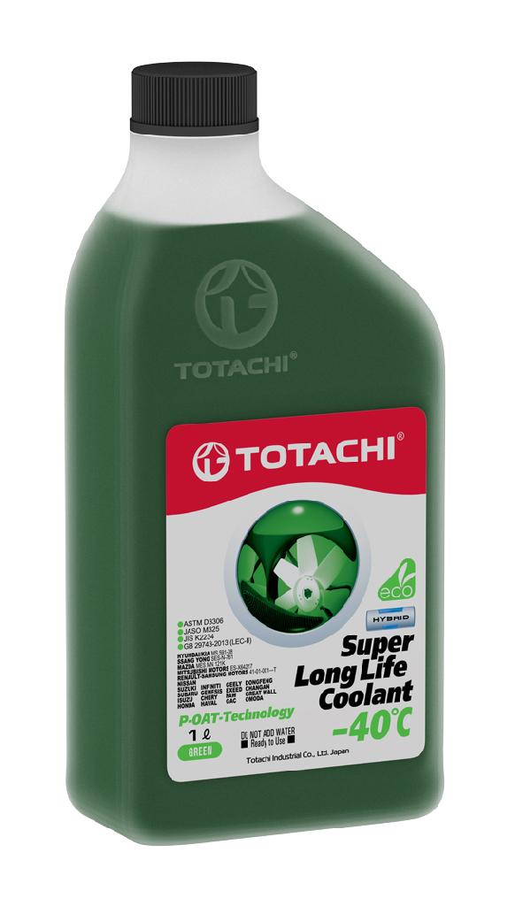 TOTACHI Super LLC GREEN Антифриз зеленый готовый 1л