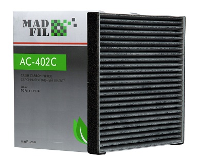 Фильтр салонный Madfil AC402C угольный _