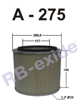 Фильтр воздушный RB A275 к