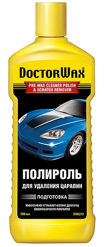 Doctor Wax DW8275 Полироль для удаления царапин 300мл