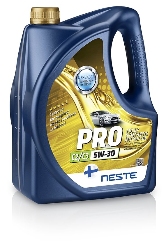 Моторное масло Neste CITY Pro С2/C3 5w-30 4л