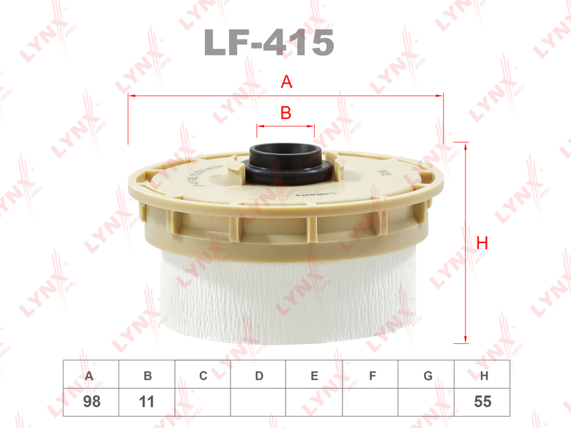 Фильтр топливный LYNX LF415