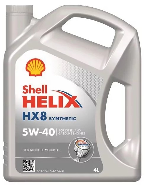 Моторное масло Shell HX8 5w-40 4л