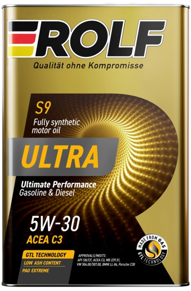 Моторное масло ROLF ULTRA C3 5w-30 1л