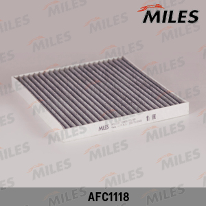 Фильтр салонный MILES AFC1118 угольный