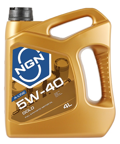 Моторное масло NGN 5w-40 GOLD A-LINE SN/CF 4л