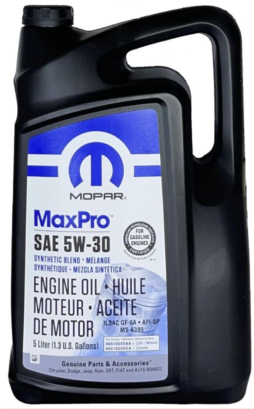 Моторное масло MOPAR 5w-30 SP 5л