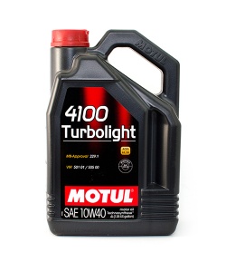 Моторное масло Motul 4100 Turbolight 10w-40 4л