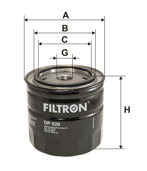 Фильтр масляный FILTRON OP520