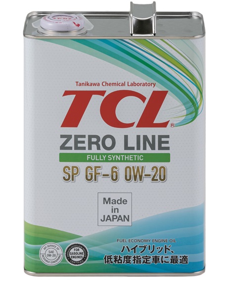 Моторное масло TCL Zero Line 0w-20 4л