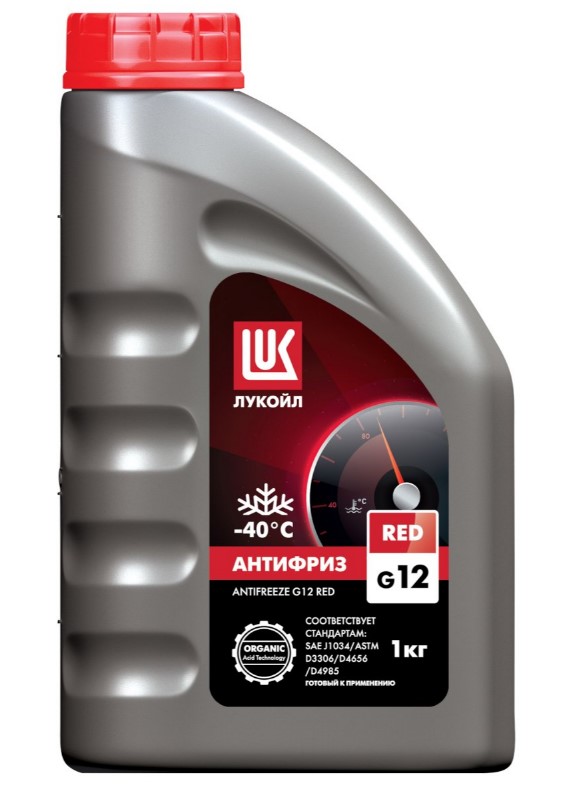 ЛУКОЙЛ Антифриз красный G12   1л