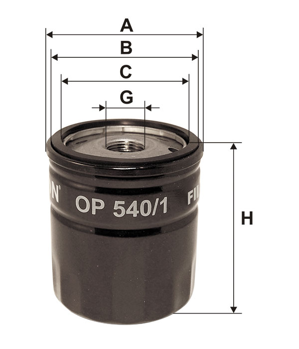 Фильтр масляный FILTRON OP5401