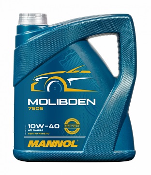 Моторное масло Mannol Molibden 10w-40 4л