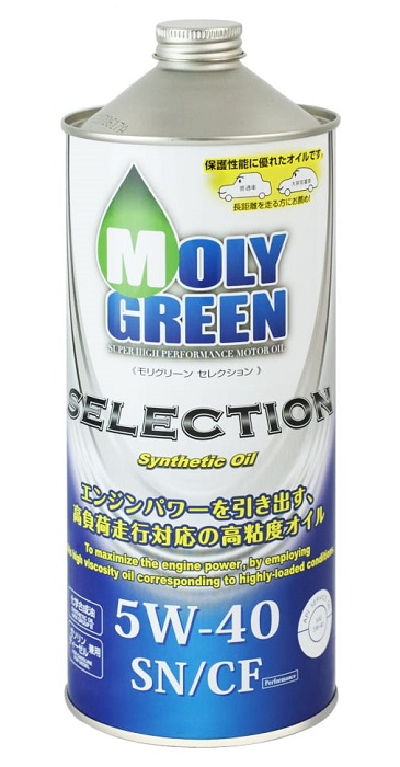 Моторное масло MOLY GREEN SELECTION SN/CF 5w-40 1л