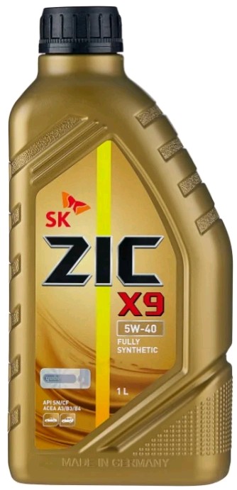 Моторное масло ZIC X9 SP 5w-40 1л