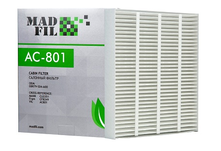 Фильтр салонный Madfil AC801