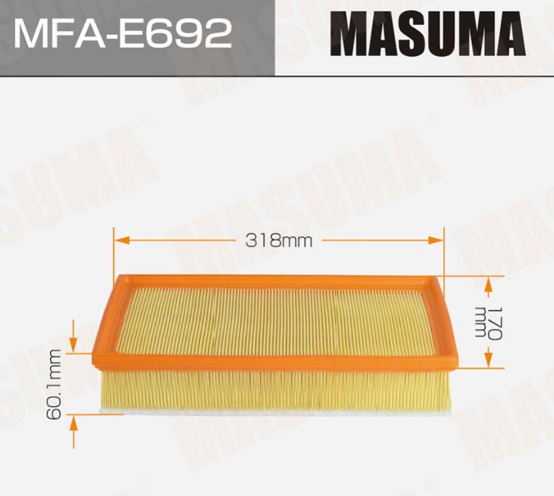 Фильтр воздушный MASUMA MFAE692