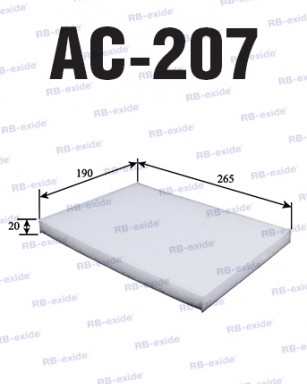 Фильтр салонный RB AC207
